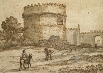 Tomb of Cecilia Metella, 1669 by Claude Lorrain